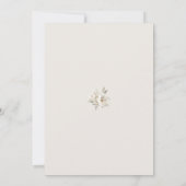 Invitation Pétales et Procuco Pétales d'ivoire Fête des marié (Dos)