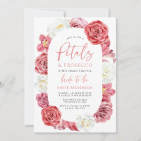 Pétales et Procuco Pink Floral Rose Fête des marié