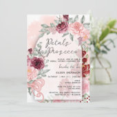 Invitation Pétales et Procuco Roses roses roses Fête des mari (Debout devant)