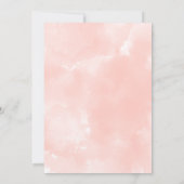 Invitation Pétales et Procuco Roses roses roses Fête des mari (Dos)