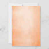 Invitation Pétales et Procuco Terracotta Boho Fête des mariée (Dos)