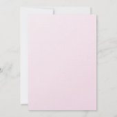 Invitation Pétales et Prosecco Arc Floral Douche d'été (Dos)