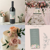 Invitation Pétales et succulents d'arrosage Mal botanique