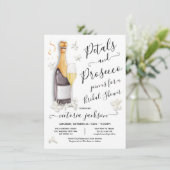 Invitation Pétales & Procuco Brunch & Fête des mariées Bubbly (Debout devant)