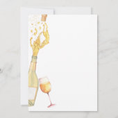 Invitation Pétales & Procuco Élégante Fête des mariées Champa (Dos)