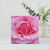 Invitation Pétales roses (Debout devant)