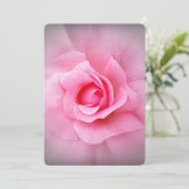 Invitation Pétales roses (Debout devant)