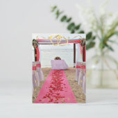 Invitation Pétales Roses Sur L'Invitation Du Tapis Rouge4 (Debout devant)