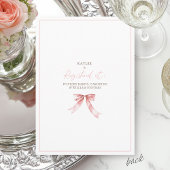 Invitation Petals and Prosecco Pink Floral Bridal Shower