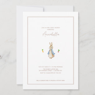 Invitation Peter le lapin Beartix Potter Bunny