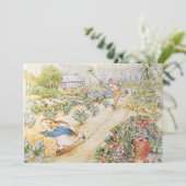 Invitation Peter le lapin dans le jardin de M. Mc Gregor (Debout devant)