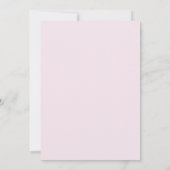 Invitation Peter le lapin rose (Dos)