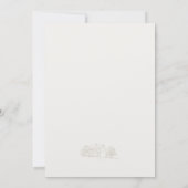 Invitation Peter le lapin Un Baby shower lapin (Dos)