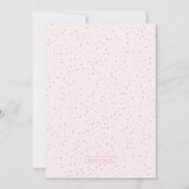Invitation Peter Rabbit 2e anniversaire Confetti rose (Dos)