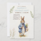Invitation Peter Rabbit Anniversaire (Devant)