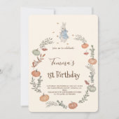 Invitation Peter Rabbit automne automne automne automne Invit (Devant)