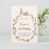 Invitation Peter Rabbit automne automne automne automne Invit (Debout devant)