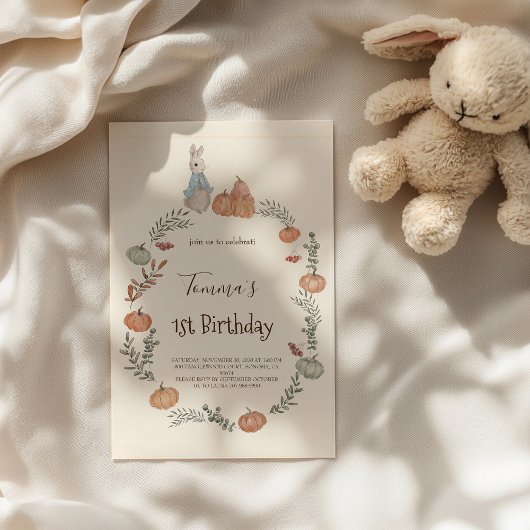 Invitation Peter Rabbit automne automne automne automne Invit