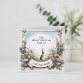 Invitation Peter Rabbit dans le jardin (Debout devant)