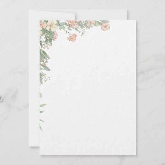 Invitation Peter Rabbit de Pâques (Dos)