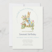 Invitation Peter Rabbit Garden Anniversaire (Devant)