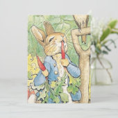 Invitation Peter Rabbit In The Garden - Beatrix Potter (Debout devant)