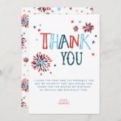 Invitation Petit 4 juillet (Devant / Derrière)