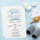 Invitation Petit Agneau s'élevant haut dans les ballons de Bl