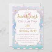 Invitation Petit amour Saint-Valentin Anniversaire (Devant)