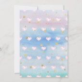 Invitation Petit amour Saint-Valentin Anniversaire (Dos)