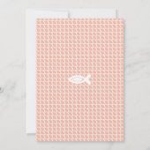 Invitation Petit Ange avec lapins Sainte Communion (Dos)