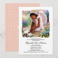Petit Ange avec lapins Sainte Communion