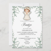 Invitation Petit ange espagnol (Devant)