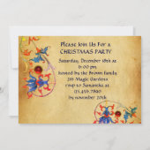 Invitation PETIT ANGEL JOUER DE LA LUTE Musique Fabriquant Ch (Dos)