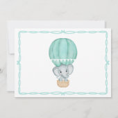 Invitation Petit arachide douce Baby shower neutre entre les  (Dos)