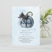 Invitation Petit arc citrouille rose est sur le chemin3 (Debout devant)