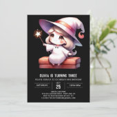 Invitation Petit Assistant enchanté Anniversaire (Debout devant)