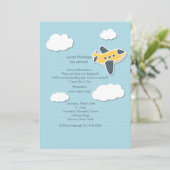 Invitation Petit Aviateur Sip et voir l'invitation (Debout devant)