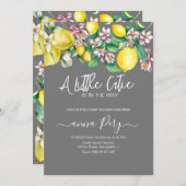 Invitation petit baby shower (Devant / Derrière)