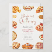 Invitation Petit baby shower à tarte (Devant)
