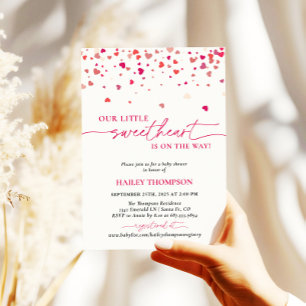 Invitation Petit Baby shower amoureux Invitation, Baby shower