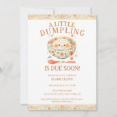Invitation Petit Baby shower Bao Bun Dumpling (Devant)