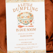 Invitation Petit Baby shower Bao Bun Dumpling