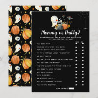 Petit Baby shower Boo | Jeu maman ou papa