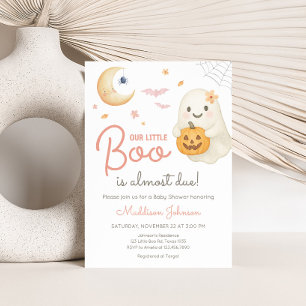 Invitation Petit Baby shower Boo Rose