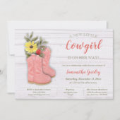 Invitation Petit Baby shower Bootie (Devant)
