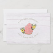 Invitation Petit Baby shower Bootie (Dos)