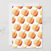 Invitation Petit Baby shower Citrouille (Dos)