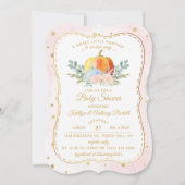 Invitation Petit Baby shower Citrouille (Devant)