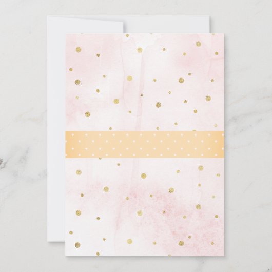 Invitation Petit Baby shower Citrouille (Dos)